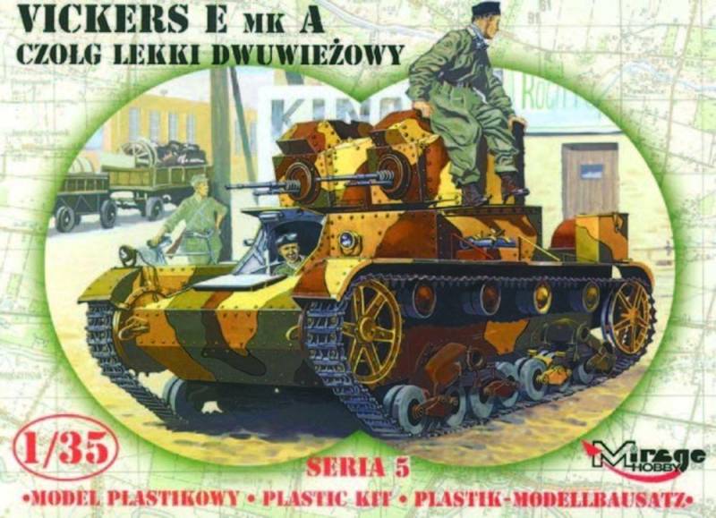 Leichter Panzer Vickers E Mk A Limited Edition von Mirage Hobby
