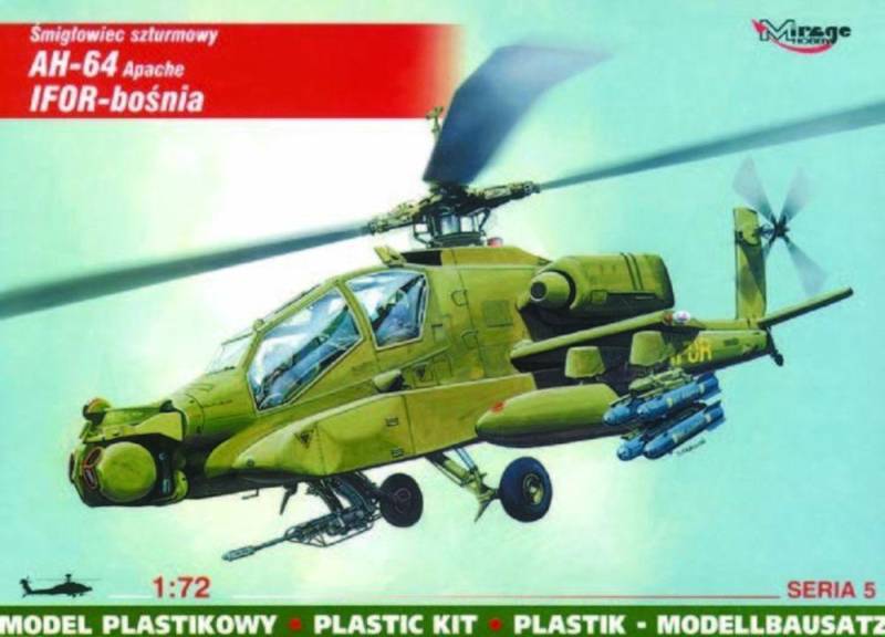 McDonnell Douglas AH-64 Apache IFOR Bosnien von Mirage Hobby