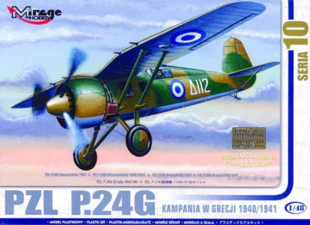 PZL P.24 G Griechenland 1940/41 mit Resin- und Fotoätzteilen PZL P.24 G Griechenland 1940/41 mit Resin- und Fotoätzteilen von Mirage Hobby