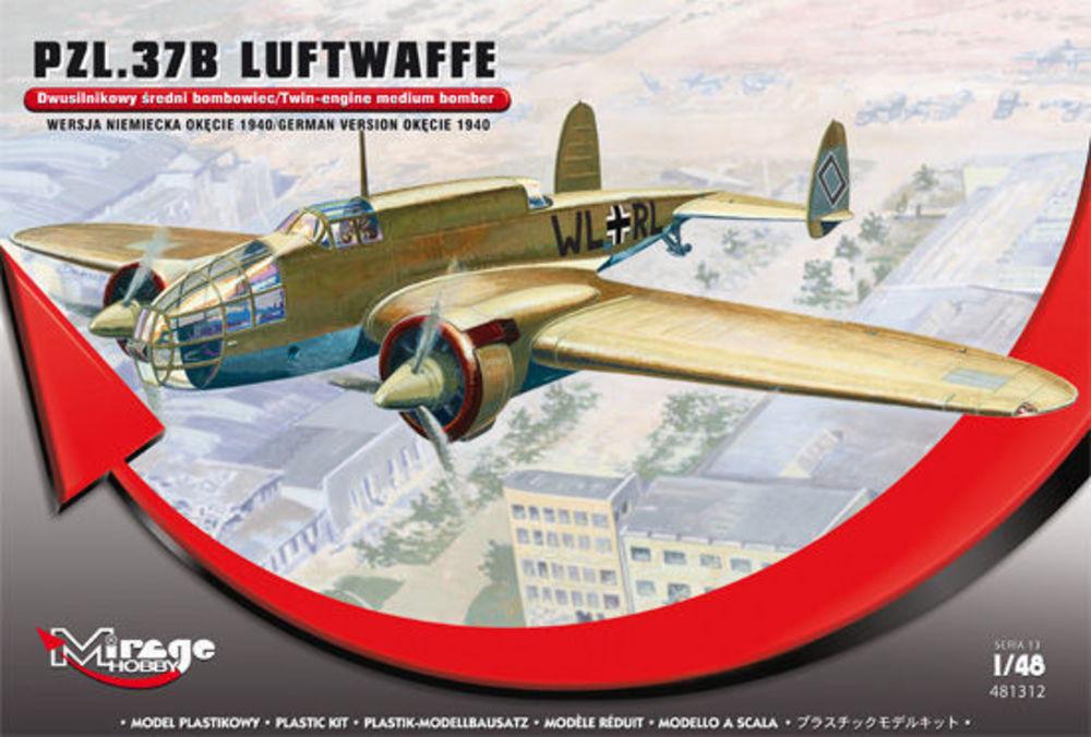 PZL.37B Luftwaffe Germ.Vers. Okecie 1940 von Mirage Hobby