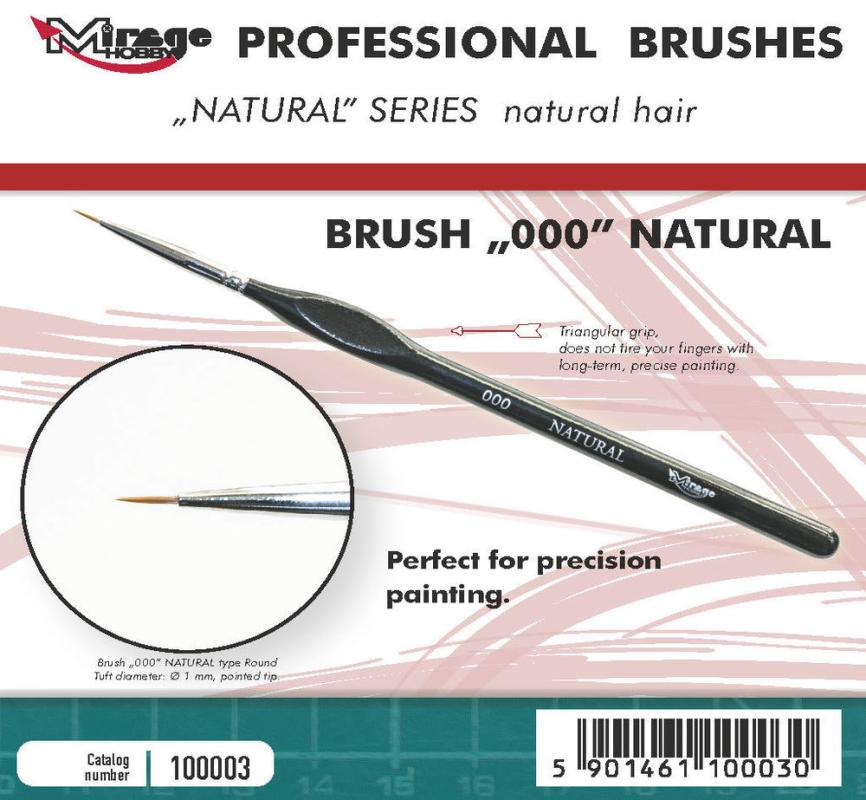Pinsel - Natural - Size 000 Pinsel - Natural - Size 000 von Mirage Hobby