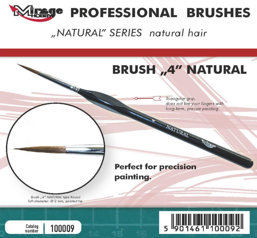 Pinsel - Natural - Size 4 Pinsel - Natural - Size 4 von Mirage Hobby