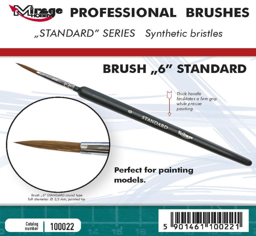 Pinsel - Standard - Size 6 Pinsel - Standard - Size 6 von Mirage Hobby