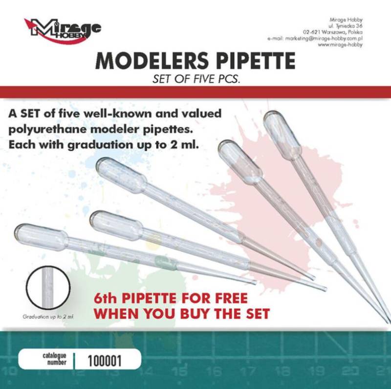 Pipetten (5 Stück - 2 ml) von Mirage Hobby