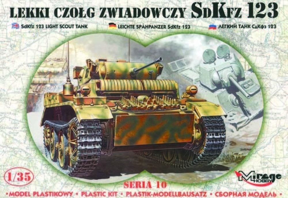 SdKfz. 123 mit Fotoätzteilen SdKfz. 123 mit Fotoätzteilen von Mirage Hobby