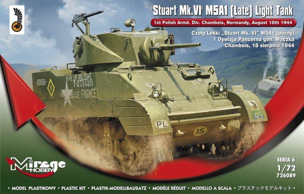 Stuart MK.VI M5A1 (Late) Light Tank von Mirage Hobby
