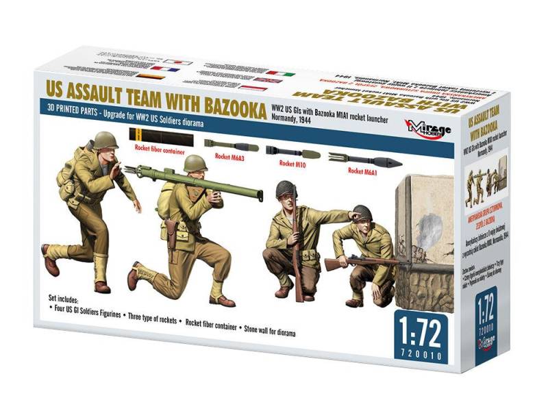 US Assault Team with Bazooka - Normandy 1944 von Mirage Hobby
