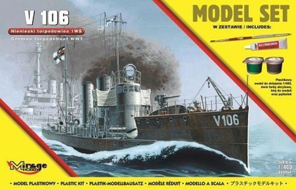 V 106 German WWI Torpedo Ship (Model Set) von Mirage Hobby