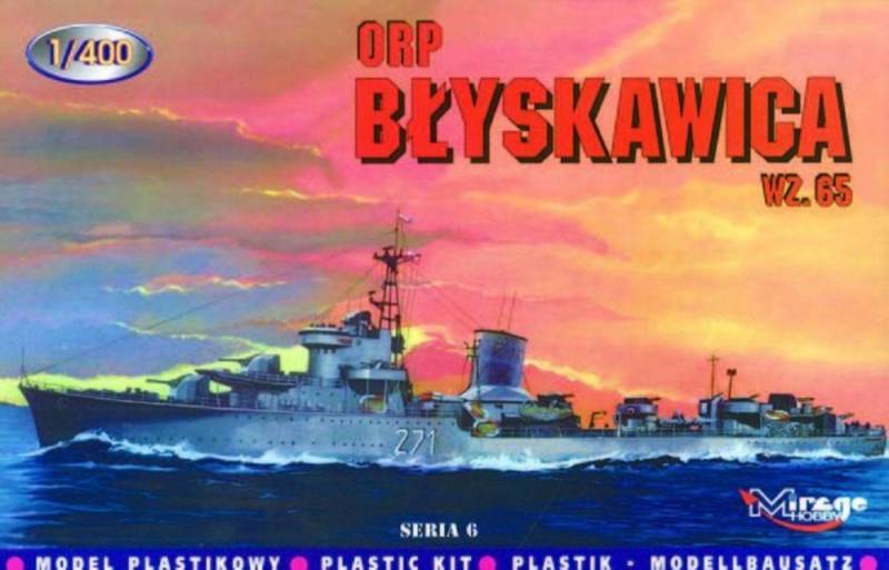 Zerstörer Blyskawica 1965 von Mirage Hobby