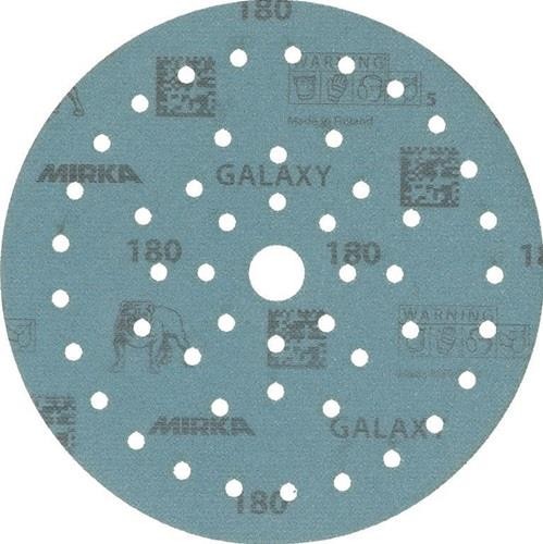 50 Stk. Mirka Haftschleifscheibe GALAXY Grip Multifit 150mm K.180 von Mirka