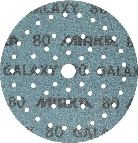 50 Stk. Mirka Haftschleifscheibe GALAXY Grip Multifit 150mm K.80 von Mirka