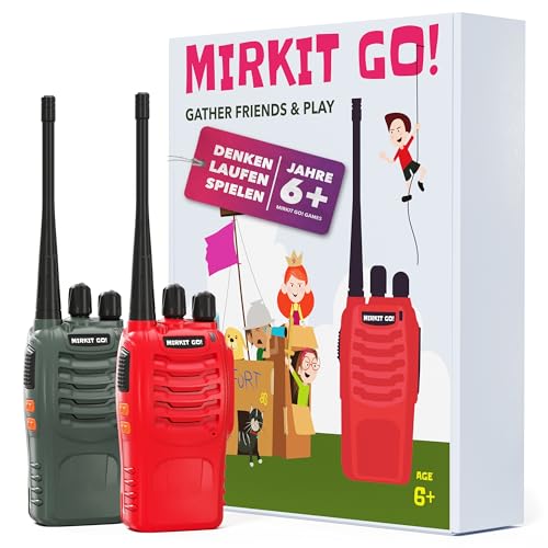 Mirkit Go 2X Walkie Talkie für Kinder mit Großer Reichweite 16 Kanäle 5 km Reichweite Taschenlampe. Kinder Geschenke Walkie Talkie Kinder Aufladbar Mirkit Go 2X Walkie Talkie für Kinder mit Großer Reichweite 16 Kanäle 5 km Reichweite Taschenlampe. Kinder Geschenke Walkie Talkie Kinder Aufladbar von Mirkit