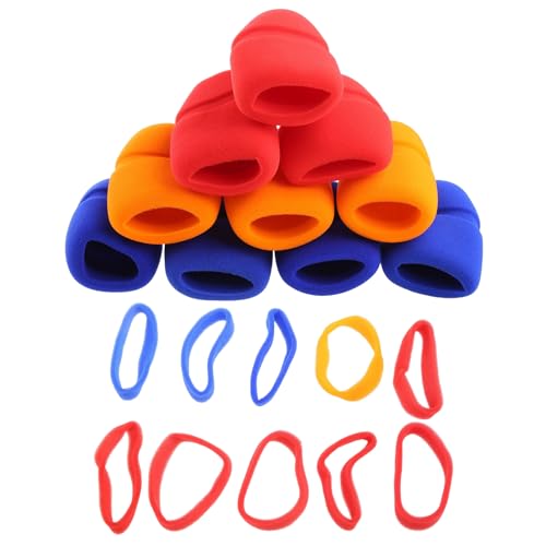 10 Stück dicke Handmikrofone, Windschutzscheiben-Schaumstoff, hochelastische Mikrofon-Schaumstoffabdeckungen, elastisch 10 Stück dicke Handmikrofone, Windschutzscheiben-Schaumstoff, hochelastische Mikrofon-Schaumstoffabdeckungen, elastisch von Mirweon