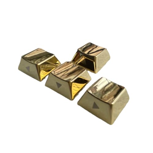 4 x Richtungstasten, Legierung, seitliche Gravur, Tastenkappen für mechanische Tastaturen, verbessert das Tippen 4 x Richtungstasten, Legierung, seitliche Gravur, Tastenkappen für mechanische Tastaturen, verbessert das Tippen von Mirweon