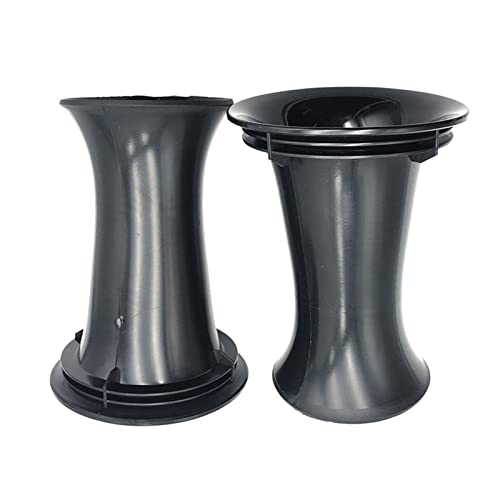 Mirweon 1 Set Port Tubes Subwoofer Bass für Tube Bass Woofer Vent Box Lautsprecher Port Vent Schwarz 99 mm x 160 mm von Mirweon