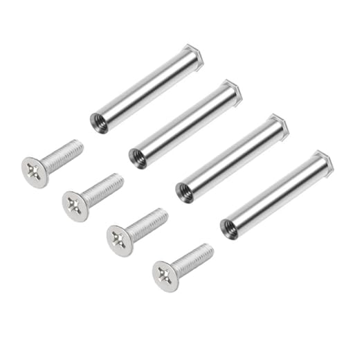 Mirweon 4 Stück Flachkopfschrauben für 25 mm dicke Computer-Lüfter, lange Schrauben, Ersatzschrauben, effiziente Kühlung Mirweon 4 Stück Flachkopfschrauben für 25 mm dicke Computer-Lüfter, lange Schrauben, Ersatzschrauben, effiziente Kühlung von Mirweon