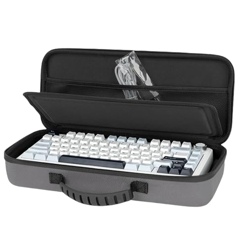 Mirweon Hartschalen-Reisetasche für 84 Tasten, 75 % mechanische Tastaturen, schützende Aufbewahrung mit Handgelenkauflage Mirweon Hartschalen-Reisetasche für 84 Tasten, 75 % mechanische Tastaturen, schützende Aufbewahrung mit Handgelenkauflage von Mirweon