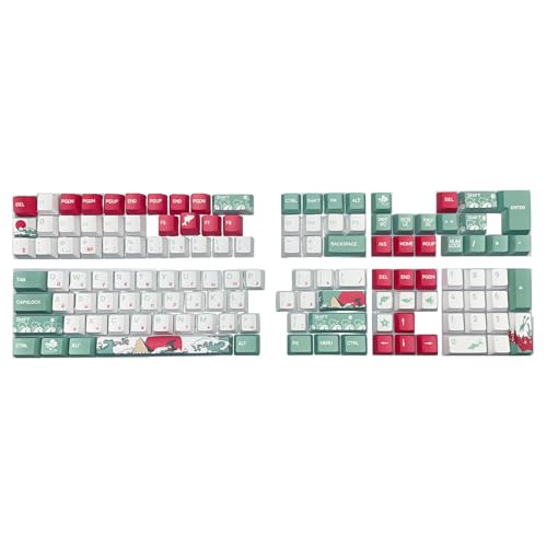 Russische Tastenkappen mit Meeresmuster für MX-Schalter, mechanische Tastatur, OEM-Höhe, Tastenkappen für Schreibkräfte und Gamer Russische Tastenkappen mit Meeresmuster für MX-Schalter, mechanische Tastatur, OEM-Höhe, Tastenkappen für Schreibkräfte und Gamer von Mirweon