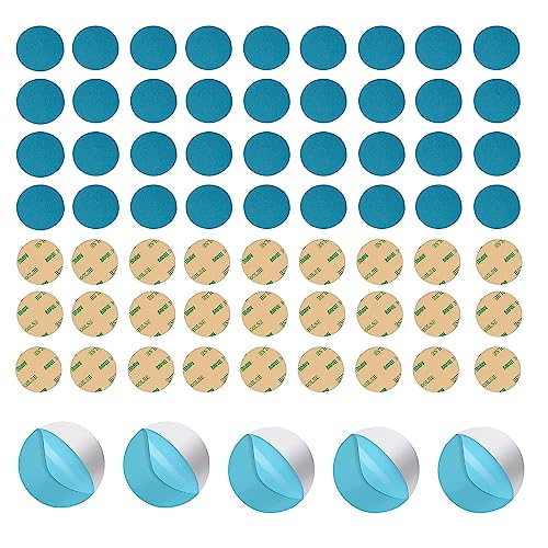 MisFun 160 Stück Metallplättchen Selbstklebend, Metallplättchen für Figuren, Runde Metallscheiben, Handy Metallplatte Dünn Metallplättchen, Sehr Dünn Metallplatte für Magnet Auto Handyhalterung von MisFun
