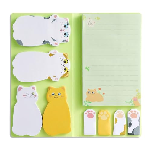 MisFun Haftnotizen, Sticky Notes Klebezettel klebezettel klein Haftnotizen Kinder Katzen-Haftnotizen-Set Niedliche Selbstklebende Notizblöcke In Katzen-Und Pfotenform TierföRmiger Haftnotizblock MisFun Haftnotizen, Sticky Notes Klebezettel klebezettel klein Haftnotizen Kinder Katzen-Haftnotizen-Set Niedliche Selbstklebende Notizblöcke In Katzen-Und Pfotenform TierföRmiger Haftnotizblock von MisFun
