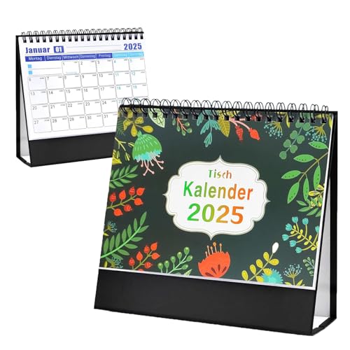MisFun Tischkalender 2025 Quer Monatskalender, Kalender 2025 Tischkalender, Schreibtischkalender 2025, Tischkalender 2025 Zum Aufstellen, Familienkalender 2025, Tischkalender für Büro Oder Zuhause(B) MisFun Tischkalender 2025 Quer Monatskalender, Kalender 2025 Tischkalender, Schreibtischkalender 2025, Tischkalender 2025 Zum Aufstellen, Familienkalender 2025, Tischkalender für Büro Oder Zuhause(B) von MisFun