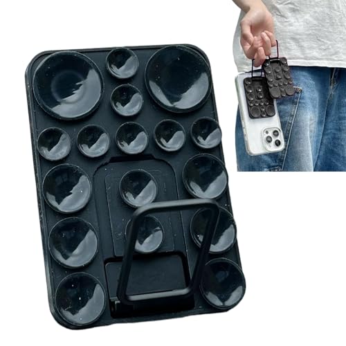 Misaakoeq Handy-Saugnapf-Griff, klebriger Handy-Saugnapf-Ständer, tragbarer selbstklebender Handy-Ständer mit starker Adsorption für Büros Misaakoeq Handy-Saugnapf-Griff, klebriger Handy-Saugnapf-Ständer, tragbarer selbstklebender Handy-Ständer mit starker Adsorption für Büros von Misaakoeq