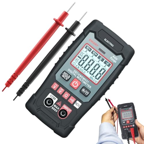 Misaakoeq Multimeter -Tester, digitaler Multimeter -Tester,Spannungselektriker Reparaturwerkzeuge | AC DC -Stromspannungsmesser, AMP, OHM, Diode, Kapazität, Frequenz, Widerstand für die Misaakoeq Multimeter -Tester, digitaler Multimeter -Tester,Spannungselektriker Reparaturwerkzeuge | AC DC -Stromspannungsmesser, AMP, OHM, Diode, Kapazität, Frequenz, Widerstand für die von Misaakoeq
