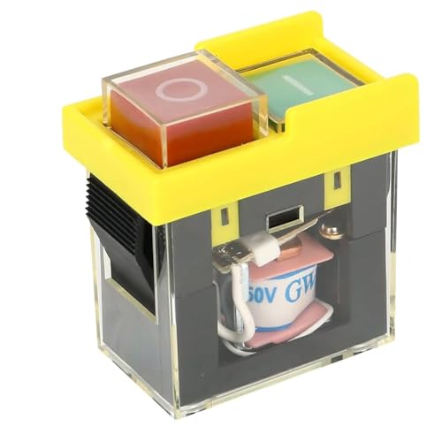 Misamo Kjd6 5E4 250V 6A Universal-Sicherheitsschalter: Elektromagnetisch Wasserdicht, Werkzeugschalter Gegen Stromausfall, Starttaste von Misamo