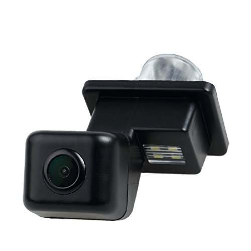 Auto Rückfahrkamera verbesserte Einparkhilfe mit 8IR Nachtsicht 170° Weitwinkel Wasserdicht Hoche Defination (schwarz) für C Class E Class E Class W204/W 216/C204/W212/C207/ S12/W221/R231 von Misayaee