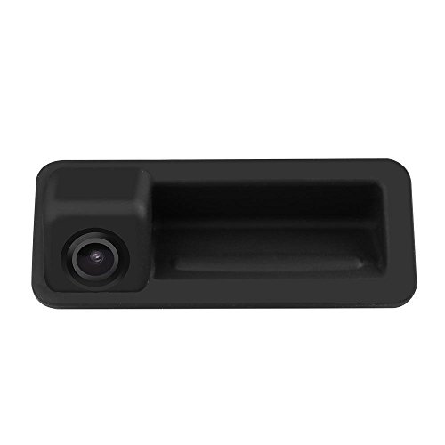 Misayaee Wasserdicht Nachtsicht Auto Kofferraum Griff Rückfahrkamera für Mondeo Fiesta ST S-Max Focus 2C 3C Freelander LR2 LR3 von Misayaee