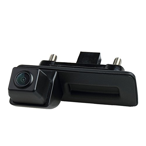 Wasserdicht Griffleiste Kamera integriert in Koffergriff Rückansicht Rückfahrkamera für Skoda Roomster Superb Cambi Yeti Fabia Octavia II 1Z 2 A1 (Model B=Rectangular Interface Connector) von Misayaee