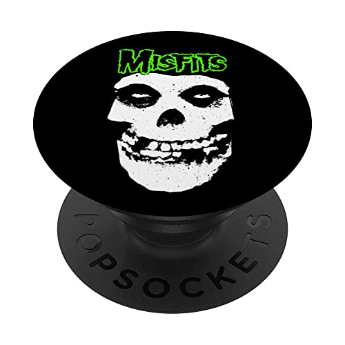 Misfits – Green Skull Logo PopSockets mit austauschbarem PopGrip von Misfits Official