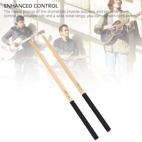 5A Drumsticks, 3 Paare, Holz für Trommel mit schwarzem, nicht zu Slip -Griffe Kinder Erwachsenen Musikinstrument Percussion Accessoires 5A Drumsticks, 3 Paare, Holz für Trommel mit schwarzem, nicht zu Slip -Griffe Kinder Erwachsenen Musikinstrument Percussion Accessoires von Miskall