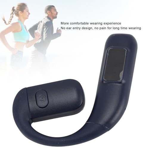 Bluetooth -Ohrhörer, 5,5 Headset Einohr -Rauschen drahtloser Ohrhörer, rotbares Mikrofon, Batterieanzeige für Business/Trucker/Treiber (Blue) von Miskall