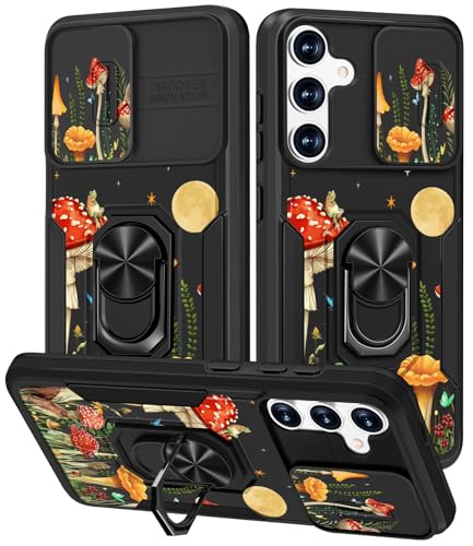 Miss Adola Schutzhülle für Samsung Galaxy S24, niedlich, ästhetisch, mit Kameraabdeckung und Ringständer, für Samsung S24, für Damen, Mädchen, Jungen, stoßfest, Mondpilz Miss Adola Schutzhülle für Samsung Galaxy S24, niedlich, ästhetisch, mit Kameraabdeckung und Ringständer, für Samsung S24, für Damen, Mädchen, Jungen, stoßfest, Mondpilz von Miss Adola