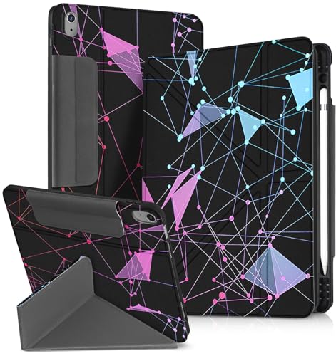 Miss Adola Schutzhülle für iPad 10. / 11. A16, 27,9 cm (11 Zoll), mit Stifthalter, 27,7 cm (10,9 Zoll), Tablet-Hülle für Damen, Jungen, Mädchen, Herren, niedlich, Cartoon, cool, lustig, Kawaii, Cover von Miss Adola