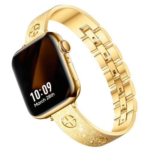 Missair Kompatibel mit Apple Watch Armband 38 mm, 40 mm, 41 mm, 44 mm, 42 mm, 45 mm, 49 mm, Edelstahl-Metallarmband, elegantes Armband für iWatch Serie 9, 8, 7, 6, 5, 4, 3, 2, 1, SE Ultra Missair Kompatibel mit Apple Watch Armband 38 mm, 40 mm, 41 mm, 44 mm, 42 mm, 45 mm, 49 mm, Edelstahl-Metallarmband, elegantes Armband für iWatch Serie 9, 8, 7, 6, 5, 4, 3, 2, 1, SE Ultra von Missair