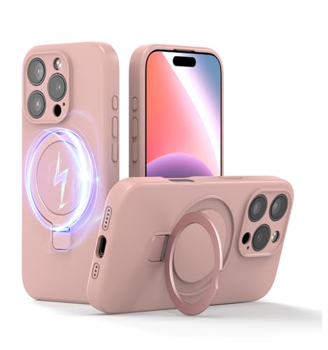 Misscase für iPhone 16 Pro Hülle mit Unsichtbarer Ständer,Weiches Silikon Phone Haptik Handyhülle 6,3 Zoll,innen Samt Haptik,Militärnorm Schutz, Kratzfeste Stoßfest Rose Misscase für iPhone 16 Pro Hülle mit Unsichtbarer Ständer,Weiches Silikon Phone Haptik Handyhülle 6,3 Zoll,innen Samt Haptik,Militärnorm Schutz, Kratzfeste Stoßfest Rose von Misscase