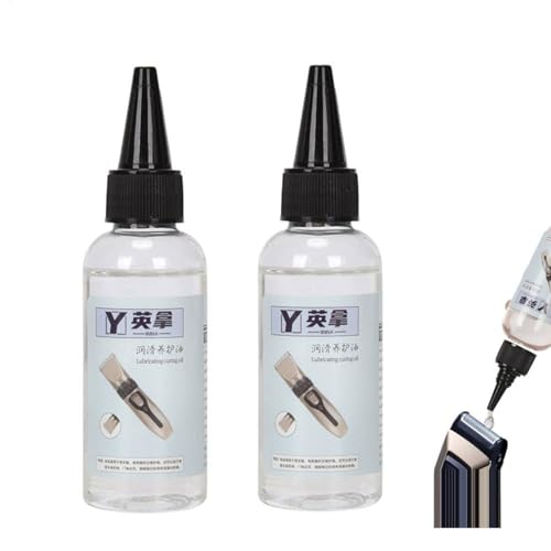 2 Stück 60ml Scherkopf Öl Für Haarschneidemaschinen Scherkopf Öl & Feinmechaniköl Schermaschinenöl Für Haarschneidemaschine Haarschneideklingen Scherkopföl Haarschneideröl Für Barttrimmer von Missmisq