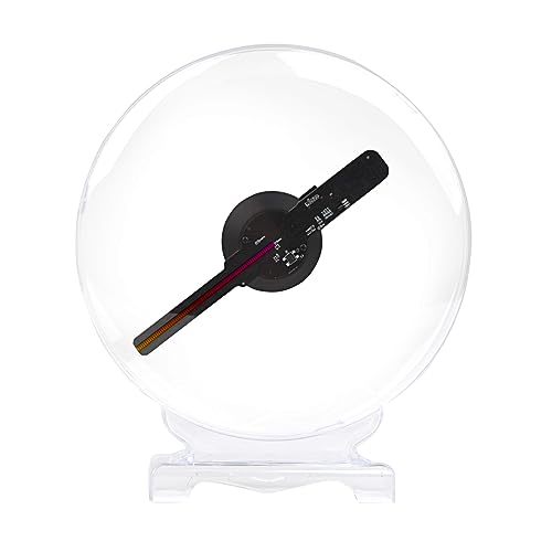 Missyou 20cm 3d Hologramm Projektor Fan Mit SchutzgehäUse, Integrierter Lautsprecher Und Bluetooth, Wifi & App, HochauflöSende Led, Inkl. 700 3d-Videomaterialien, Ideal FüR Messen, Ausstellungen Event von Missyou