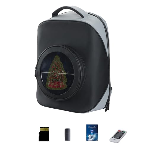 Missyou 3D Hologram Fan Backpack,20CM 3D Hologram Projector Advertising Display with Cover, 700 Video Library and Remote and Speaker for Business Store Signs,Bar,Casino,Party Missyou 3D Hologram Fan Backpack,20CM 3D Hologram Projector Advertising Display with Cover, 700 Video Library and Remote and Speaker for Business Store Signs,Bar,Casino,Party von Missyou
