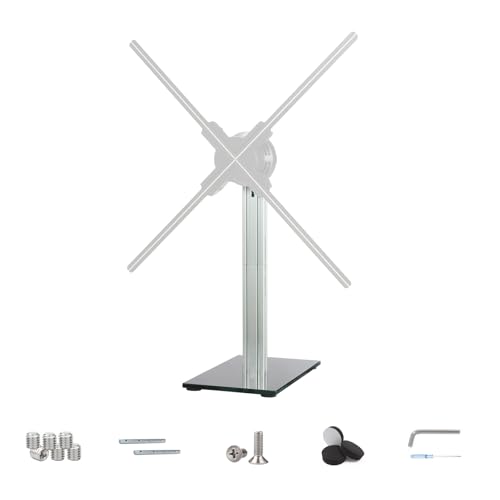 Missyou 3D-Hologramm-Lüfter-Projektor-Spleißhalterung ohne Lüfter, einfache Montage mit langlebigen Aluminium-Materialien, ideal für Messen (geeignet für 69,8 cm oder kleinere Lüfter (nur Ständer)) Missyou 3D-Hologramm-Lüfter-Projektor-Spleißhalterung ohne Lüfter, einfache Montage mit langlebigen Aluminium-Materialien, ideal für Messen (geeignet für 69,8 cm oder kleinere Lüfter (nur Ständer)) von Missyou