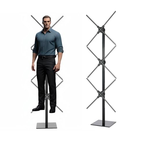 Missyou 3D-Hologramm-Projektor-Spleißhalterung ohne Lüfter, einfache Montage mit langlebigen Aluminium-Materialien, ideal für Messen (135,9 cm hohes holografisches Bild (56 cm x 3 Stück)) von Missyou