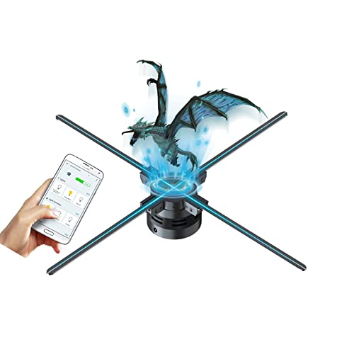Missyou Hologramm Projektor,100CM 3D Hologramm Projektor ausgestattet mit WiFi, App, Bluetooth und Fernbedienung, Hologramm und 700 Videotheken, für Ausstellungen, Einkau,Horror Advertising Display Missyou Hologramm Projektor,100CM 3D Hologramm Projektor ausgestattet mit WiFi, App, Bluetooth und Fernbedienung, Hologramm und 700 Videotheken, für Ausstellungen, Einkau,Horror Advertising Display von Missyou