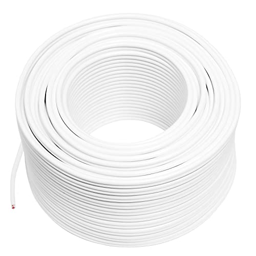 Misterhifi kabel, hifi--zubehör & mehr/ 15 m Lautsprecherkabel weiß 2 x 4,0 mm², 99,99% OFC sauerstofffreies Voll Kupfer Litze: 2 x 132 x 0,2 mm von Misterhifi kabel, hifi--zubehör & mehr