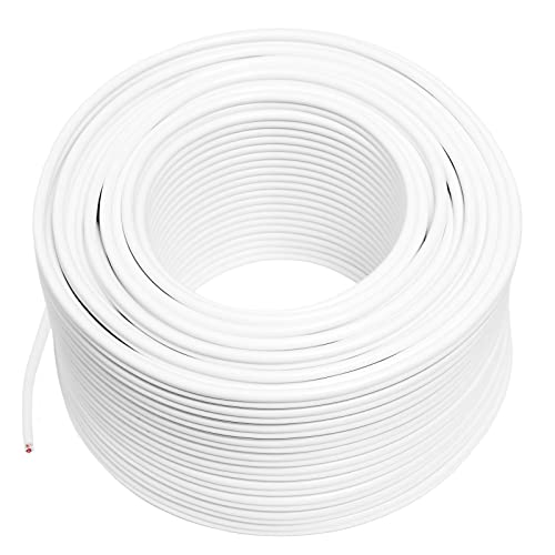 Misterhifi kabel, hifi-zubehör & mehr/ 15 m Lautsprecherkabel weiß 2 x 4,0 mm², 99,99% OFC sauerstofffreies Voll Kupfer Litze: 2 x 132 x 0,2 mm von Misterhifi kabel, hifi--zubehör & mehr