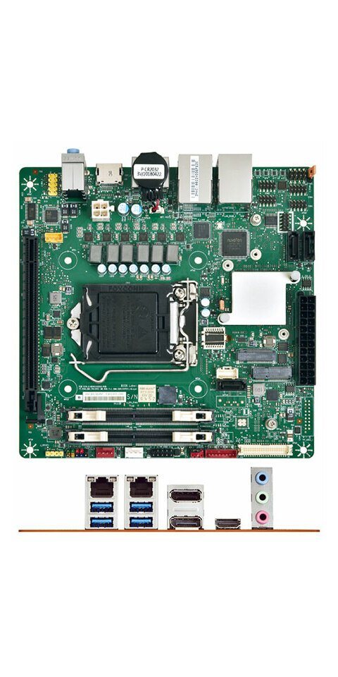 Mitac Mitac PH13FEI Mini-ITX (Intel Q370, LGA1151 Coffee Lake) Mainboard von Mitac