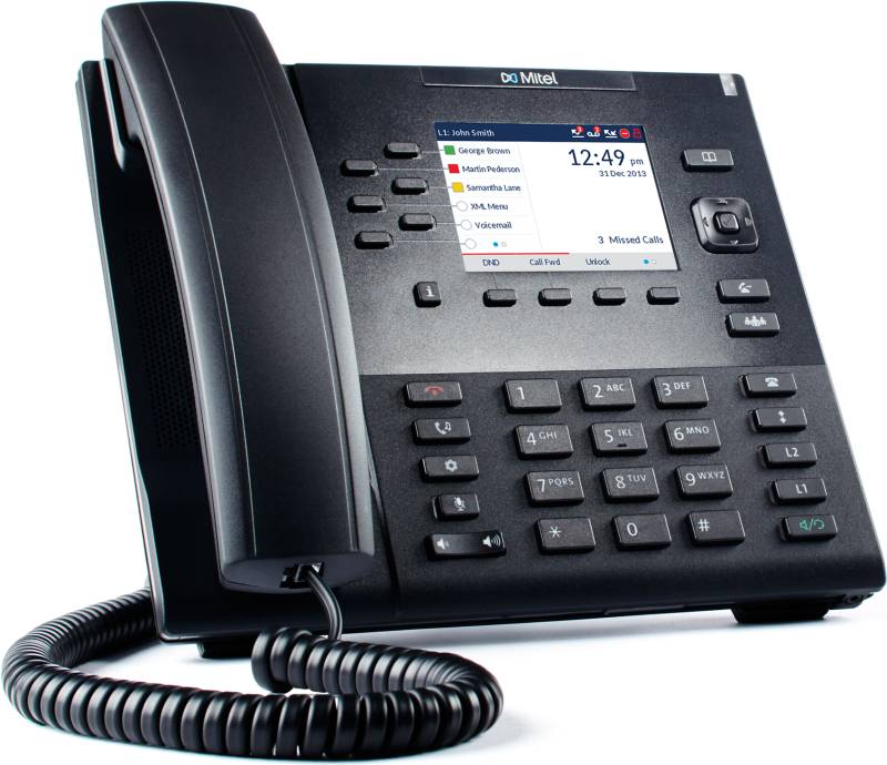 Mitel 6867 - VoIP-Telefon - SIP, RTCP, RTP, SRTP - 9 Leitungen (80C00002AAA-A) von Mitel