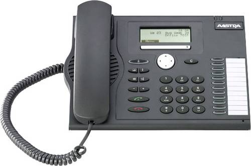 Mitel MiVoice 5370 Systemtelefon Systemtelefon,VoIP PIN Code LC-Display Anthrazit von Mitel