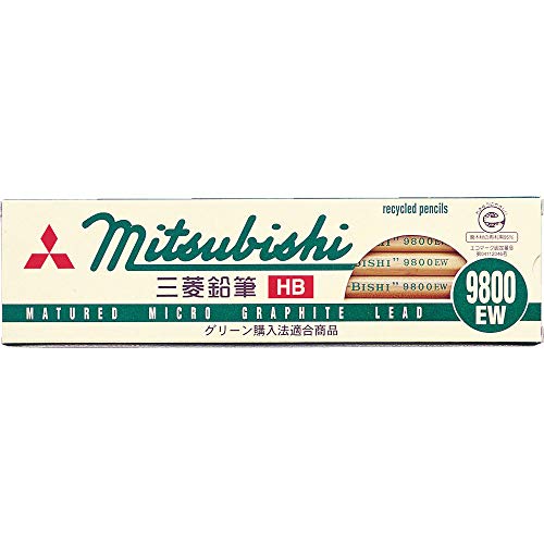 Mitsubishi Pencil Bleistift Recyclingbleistift 9800EW HB 12 Stück K9800EWHB von Mitsubishi Pencil Co., Ltd.